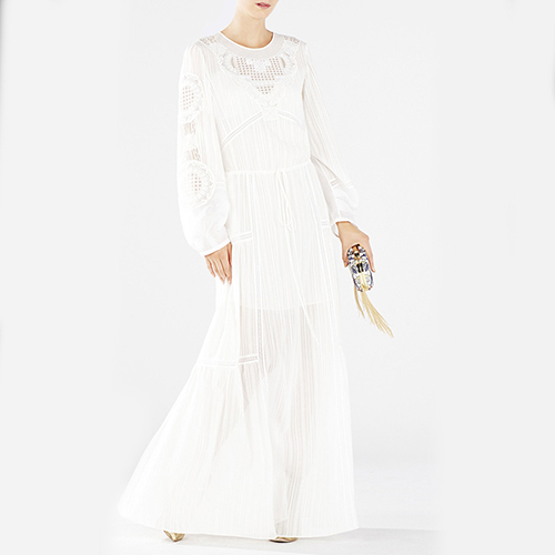 white long dresses