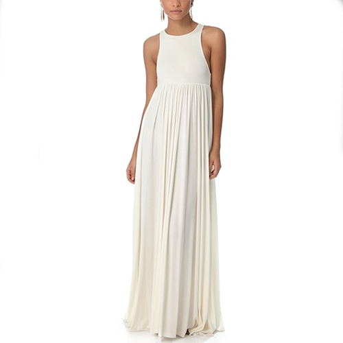 white long dresses