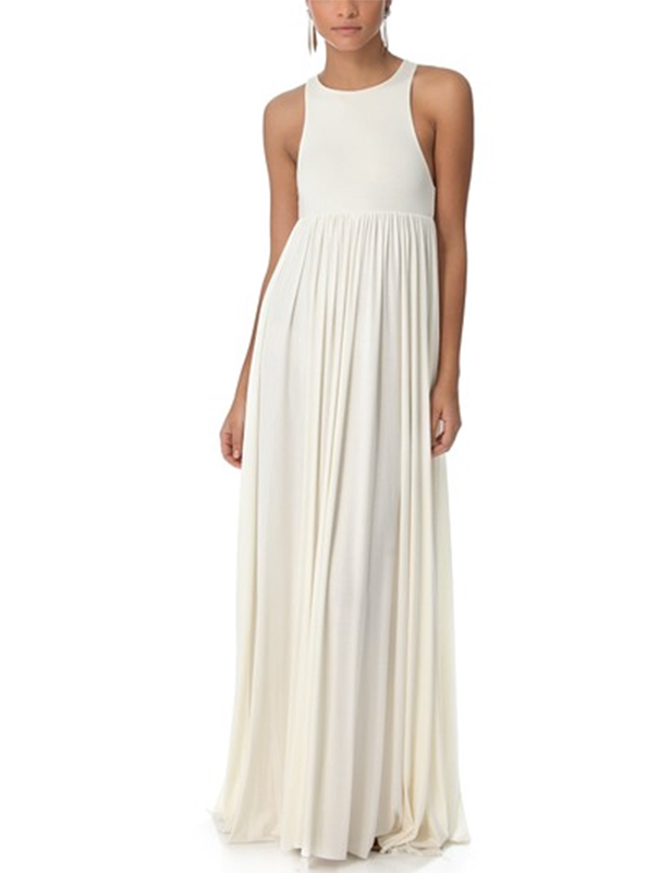 white long dresses