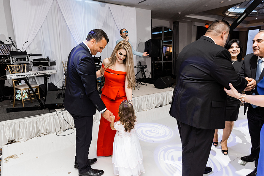 Armenian Wedding Guests and Baby