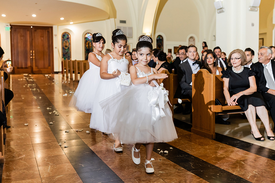 Armenian Wedding Flower Girls