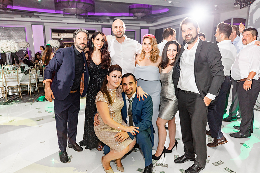 Friends at an Armenian Wedding