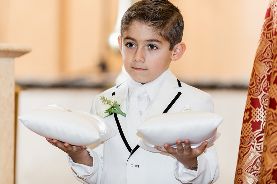 Ring boy at Armenian Wedding