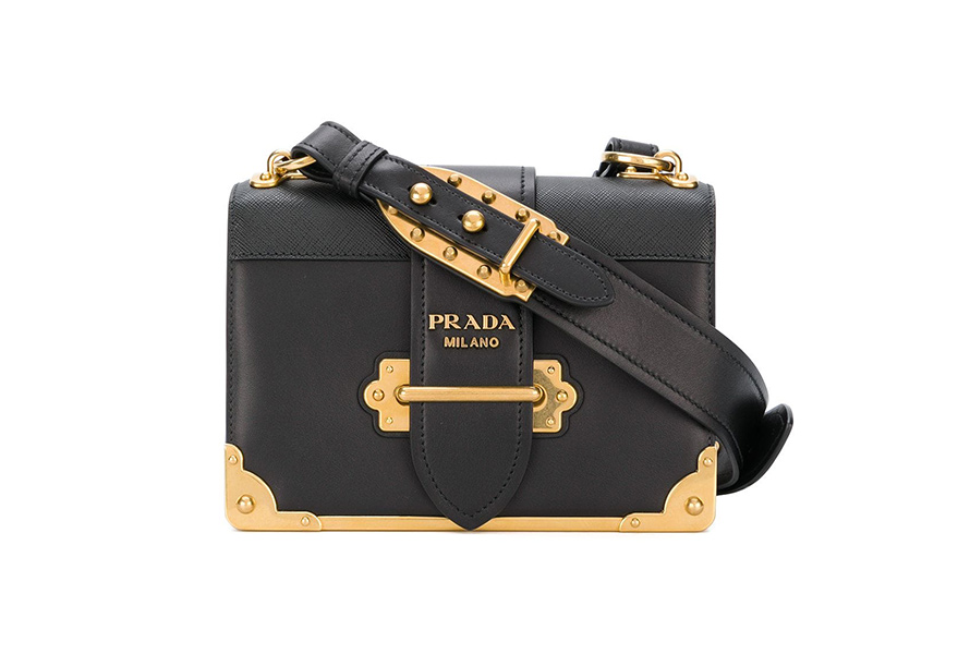 Prada-black-Cahier-leather-shoulder-bag